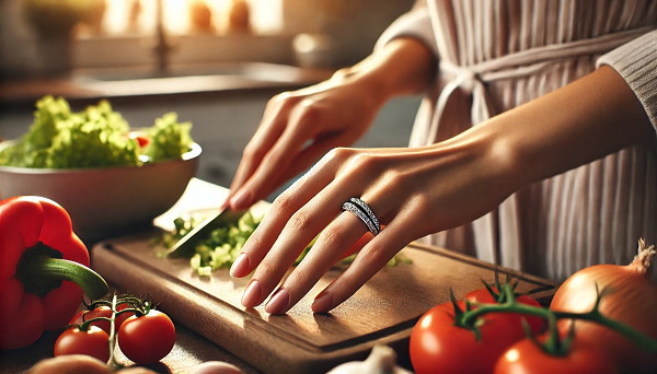 メレダイヤ付き結婚指輪をつけっぱなしにする際の注意点